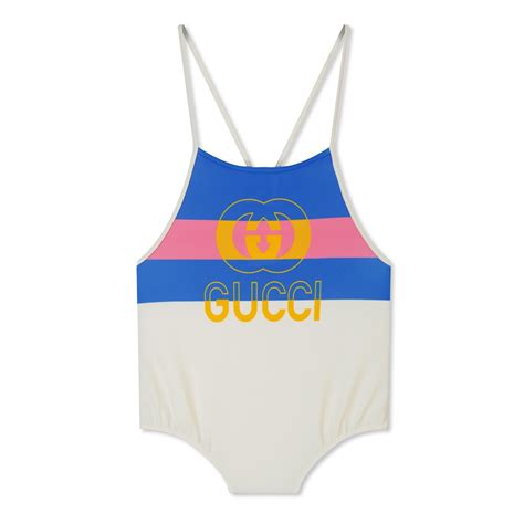 newborn gucci baby grow|Gucci infant swimsuit.